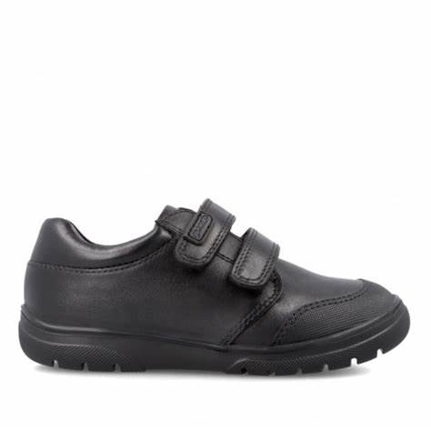 The School Shoe Shop Garvalin Napa Leather Black School Shoe