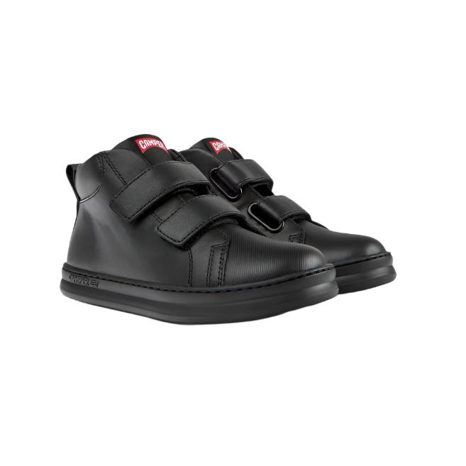 The School Shoe Shop Camper Black Hi Top Leather School Shoe