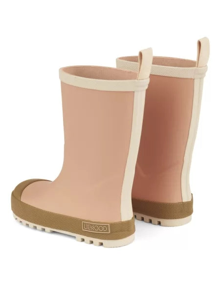 Liewood River Rain Wellington Boot Rose MIx