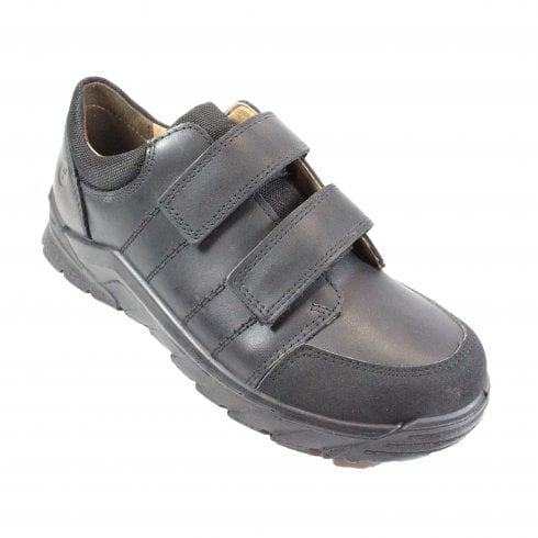 Ricosta Johno Double Velcro Strap School Shoe