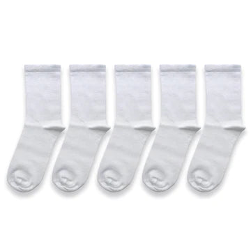 The School Shoe Shop Cub Rocks White Cotton Bamboo Socks