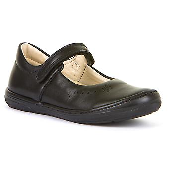 The School Shoe Shop Froddo Balck Leather Mary Jane G3140053-2