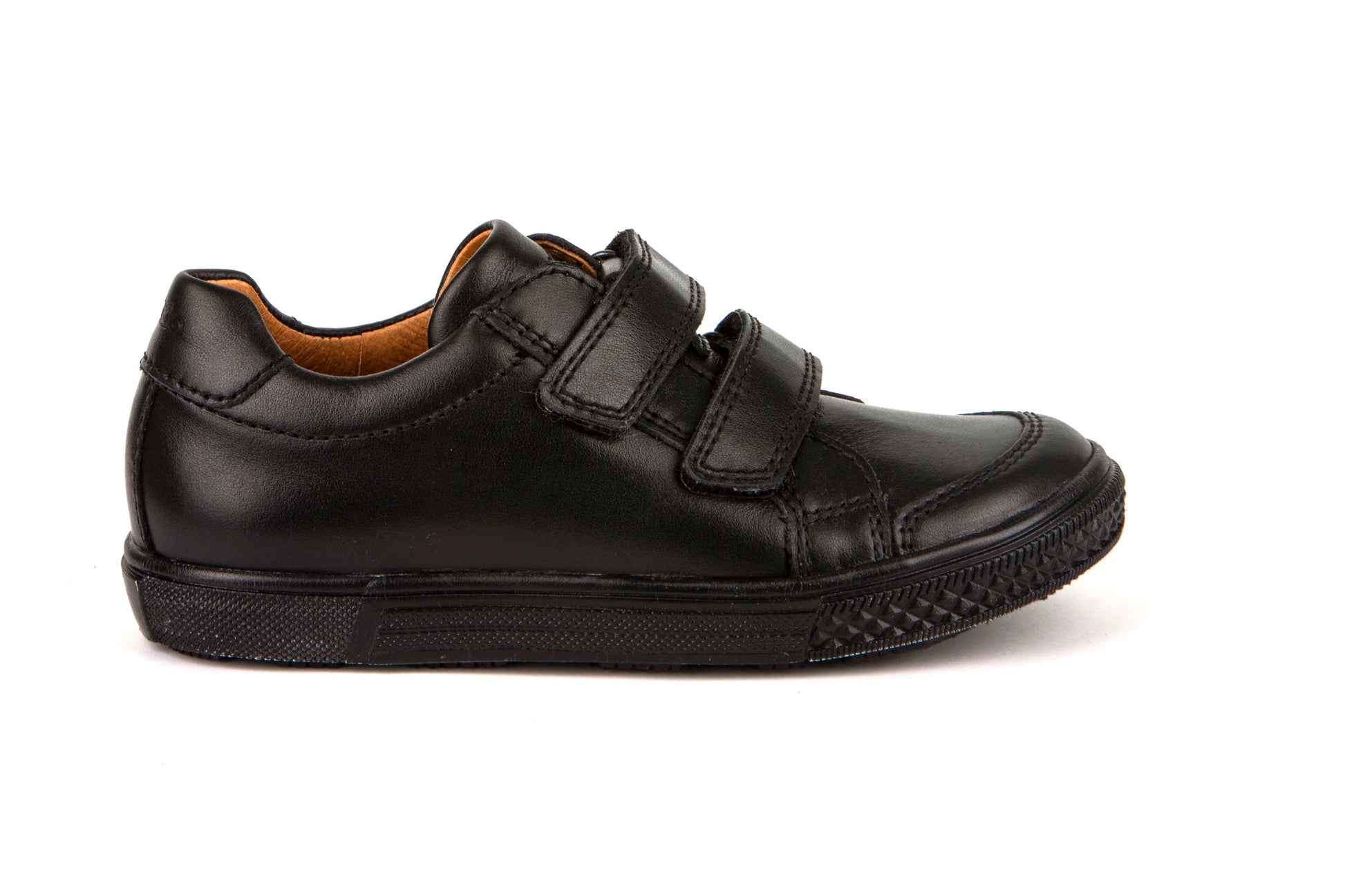 The School Shoe Shop Froddo Strike Black Leather School Shoe G3130159