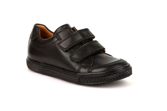 The School Shoe Shop Froddo Strike Black Leather School Shoe G3130159