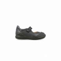 Little Angel Shoes Biomechanics Mercedes Black Leather Mary Jane Girls School Shoe
